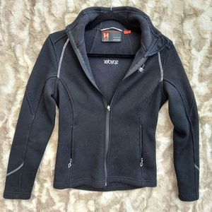 Spyder Core Black Zippered Sweater, sz S